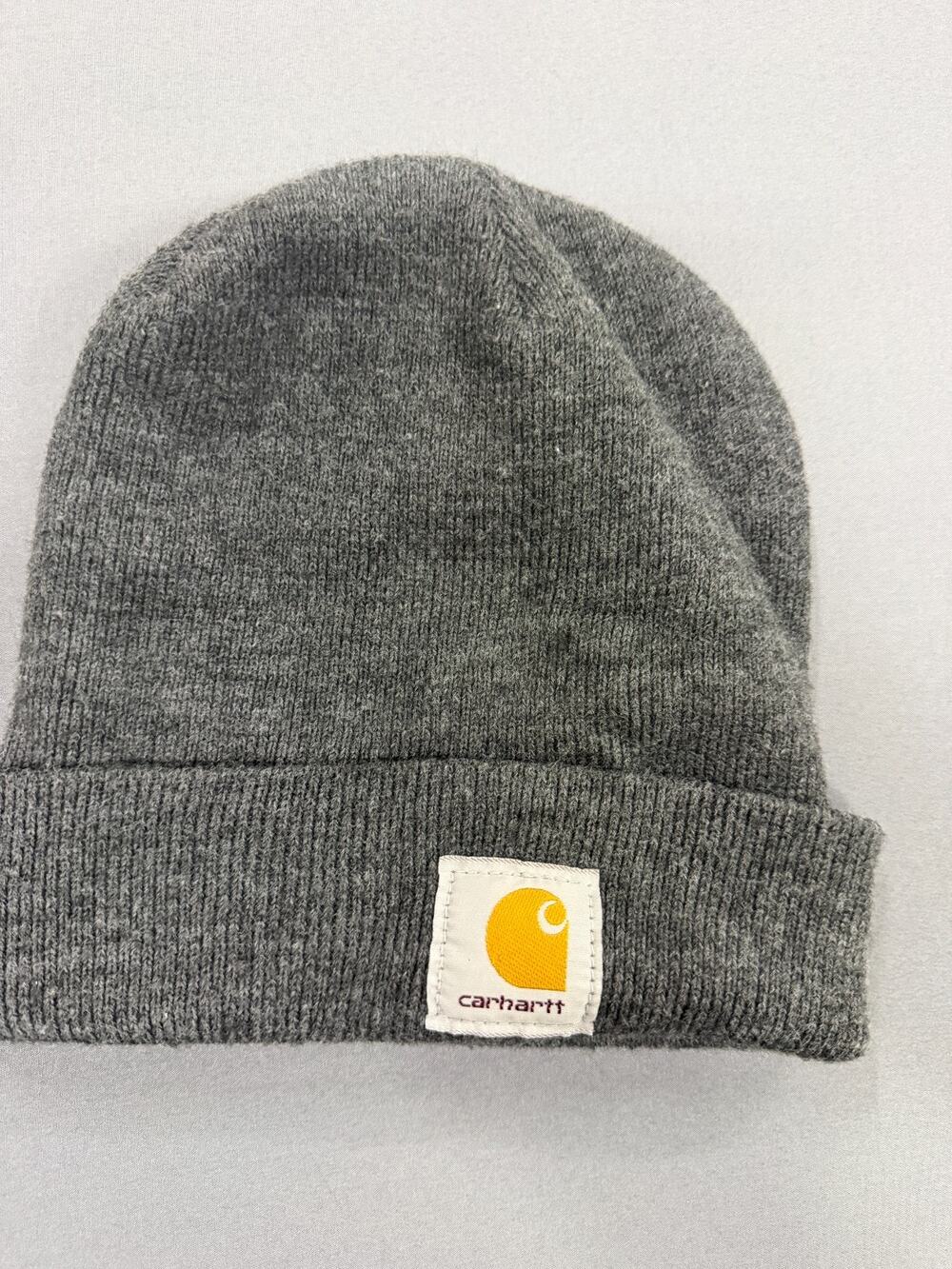 Carhartt A18 Knit Cuffed Beanie Hat Charcoal Gray Winter Watch Cap One Size